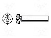 Surub M3, 4mm, otel inoxidabil A2, pas filet 0,5, BOSSARD - 1489089