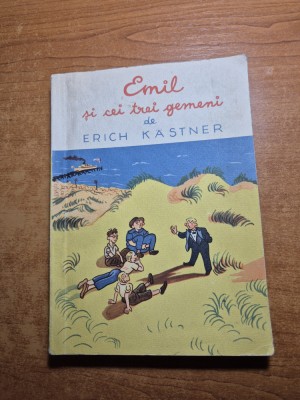 carte pentru copii - emil si cei trei gemeni - din anul 1963 foto