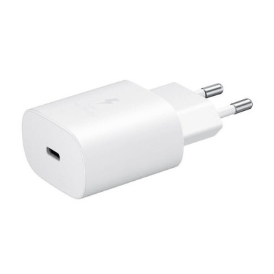 Incarcator Priza Fast Charging, PD 25W, Samsung (EP-TA800NWEGEU), White (Blister Packing) foto