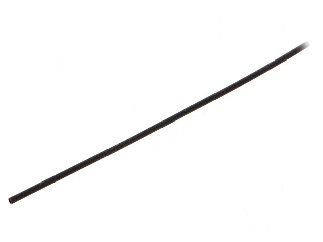 Manșon termocontractabil 1,17mm 1,2m Negru