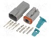 Conector auto, AT, 4 pini, AMPHENOL - AT4PS-CKIT foto