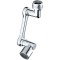Extensor pentru robinet pivotant, ABS, Argintiu
