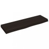 Blat de baie, maro inchis, 100x30x(2-6) cm, lemn masiv tratat