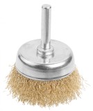 Perie Cupa cu Coada 50mm Industrial Tolsen, Prindere 6.35mm (1/4&quot;) - Curatare/Slefuire Metale