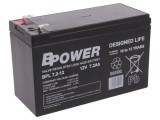 Baterie plumb-acid 12V 7,2Ah AGM fără &icirc;ntreținere