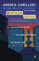 Death in Sicily: The First Three Novels in the Inspector Montalbano Series: The Shape of Water; The Terra-Cotta Dog; The Snack Thief, Paperback/Andrea foto