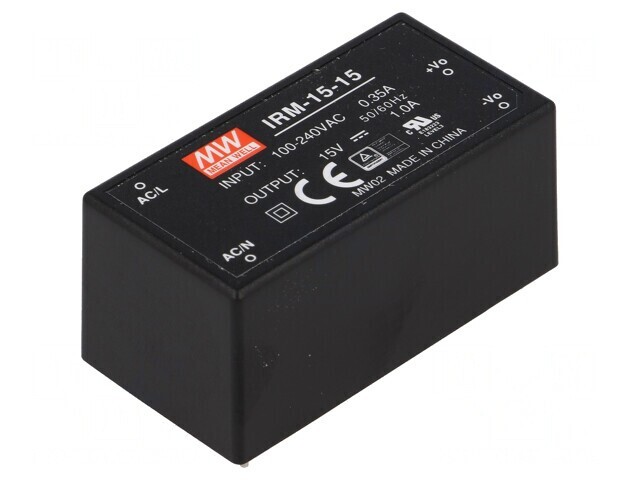 Convertor AC/DC 15W 15VDC