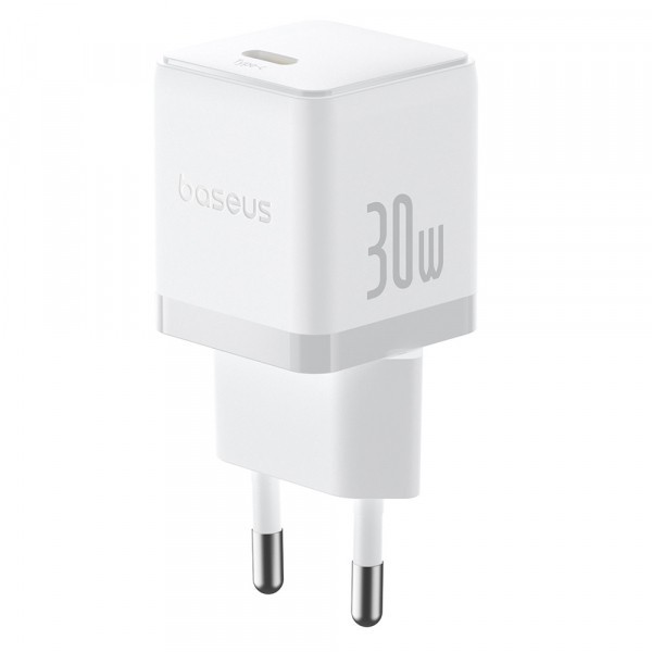 Incarcator Retea Baseus Palm, 30W, 3A, 1 x USB-C, Alb P10111605213-00