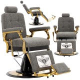 Scaun frizer barber hidraulic pentru salon de frizerie barber shop Giuseppe Barberking