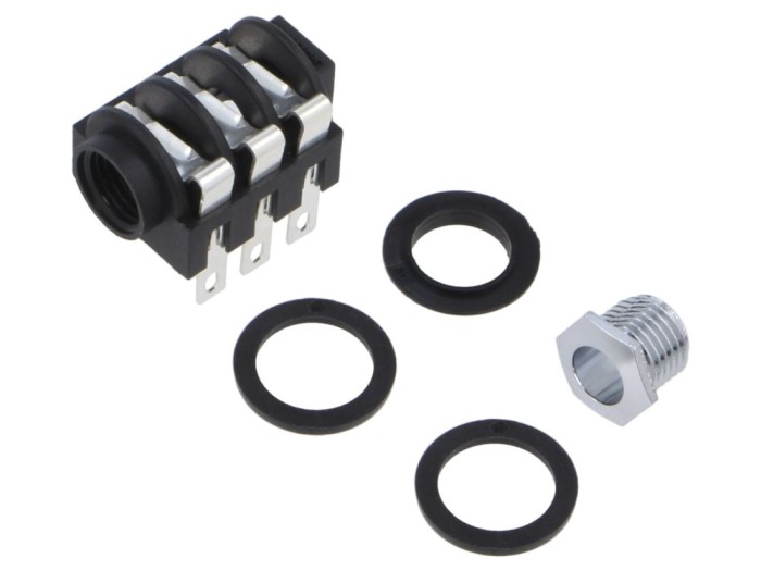 M Jack Stereo 1/4'' Comutat