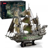 Cubic Fun - Puzzle 3D Led Flying Dutchman 360 piese, CubicFun