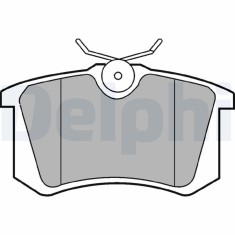 DELPHI LP2255 set placute frana,frana disc