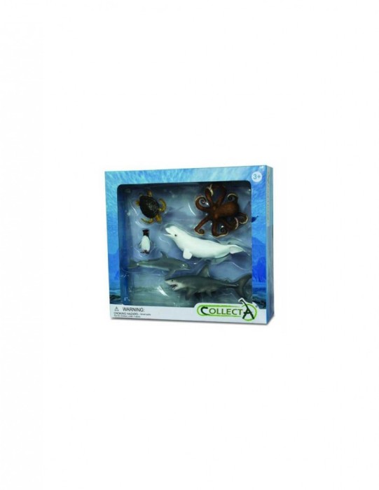 Set 6 figurine viata acvatica Collecta