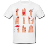 Cumpara ieftin Tricou &quot; Degete fericite &quot;