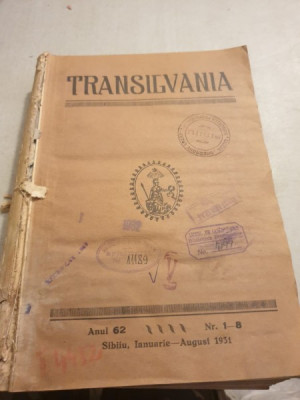 Transilvania - Buletin de Tehnica a Culturii 1931, 1932, 1933 (coligate) foto