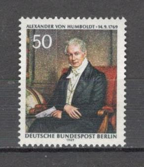 Berlin.1969 100 ani nastere A.F.von Humboldt:naturalist-Pictura SB.784