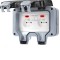 Priza dubla de exterior, QttvbTna, IP66, rezistenta la apa/praf, 220V-240V, 16A