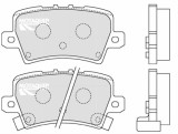 MOTAQUIP LVXL1296 set placute frana,frana disc