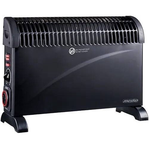 Convector electric Mesko 7741B, 2000W, negru
