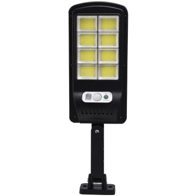 Lampa solara 60w cu senzor miscare, 8 x LED COB si 2 x acumulatori : Set - 5 buc foto