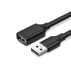 CABLU USB Ugreen prelungitor "US103" USB 2.0 (M) la USB 2.0 (T) 3 m negru "10317" - 6957303813179