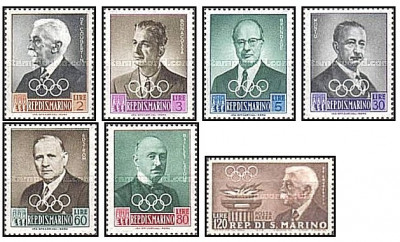 San Marino 1959 - Comitetul olimpic, serie neuzata foto