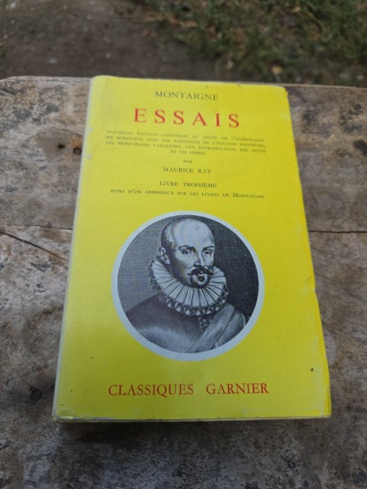 Essais - Montaigne, volumul III