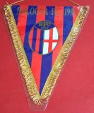 Fanion fotbal - BOLOGNA FC 1909 (ITALIA) - dimensiuni mari 37X27 cm