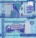 Bancnota Gambia 20 Dalasis 2015 UNC - Ne流通lată Africa