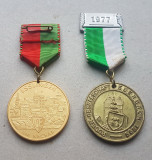 C675-I- 2 Medalii caiac- canoie germane Eslinger si Eberbach bronz autit 1977.