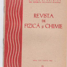 Revista De Fizica Si Chimie - Anul XXV, Nr.3 , MARTIE. 1988