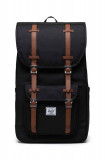 Herschel rucsac Little America Backpack culoarea negru, mare, neted