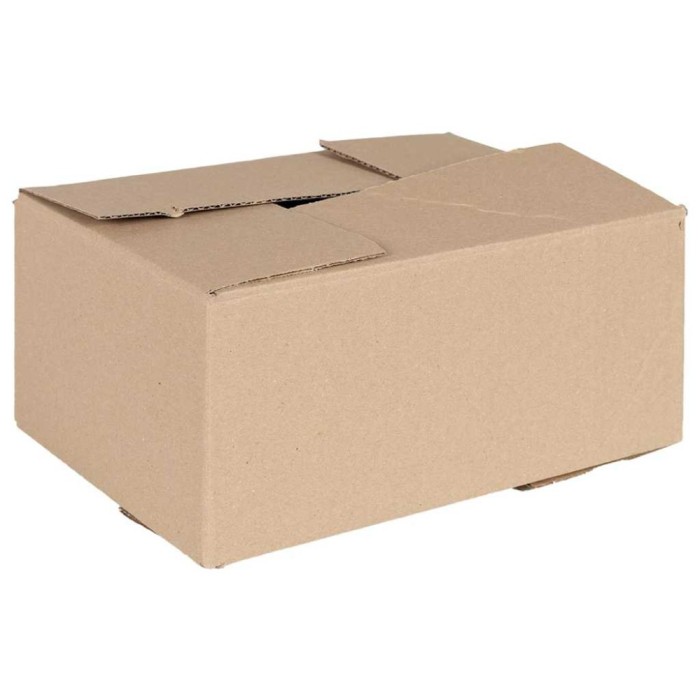 vidaXL Cutie Pliabilă 50 pcs Maro 30 x 21.5 x 14 cm Carton