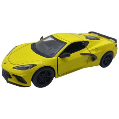 Macheta 2021 Corvette C8 1/36 galben Kinsmart foto