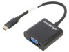 Cablu adaptor USB 3.1 USB C la VGA 0,15m, Lanberg