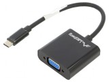 Cablu adaptor USB 3.1 USB C la VGA 0,15m, Lanberg