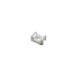 Suport Plastic Coliere TSY Cable 15x10x7mm, Alb, 100 Buc. Prindere cu Surub, Nylon 6/6, Rezistent Ulei/Apa/Alcali