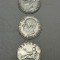 LOT 3 MONEDE ARGINT 900 - 5 Pesetas - Spania - 1870, 1876, 1885 !