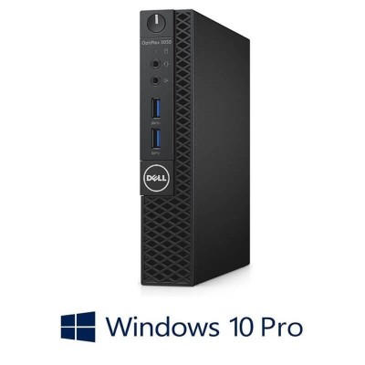 Mini PC Dell OptiPlex 3050, Intel i3-7100T, 8GB DDR4, 256GB SSD, Win 10 Pro foto