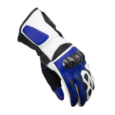 Manusi racing barbati pentru scuter - motocicleta Unik Racing model R-4 carbon culoare: albastru &ndash; marime: XXL (11)