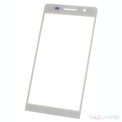 Geam Sticla Huawei Ascend P6, White foto