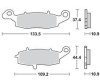 Placute Frana Fata Lucas TRW Standard Moto MX_NEW 7875545MA