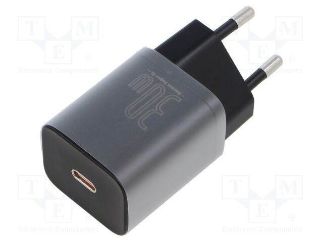 BASEUS Alimentator USB-C Power Delivery 30W 5-20V negru