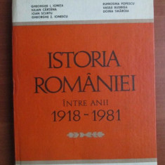 Aron Petric - Istoria Romaniei intre anii 1918-1981 (1981, editie cartonata)