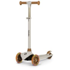 Trotineta, Lionelo, Jessy, Ultrapliabila, Pana la 50 Kg, Cu design ergonomic, Cu lumini LED, 56 x 26 x 67-82 cm, 3 ani+, Maro foto