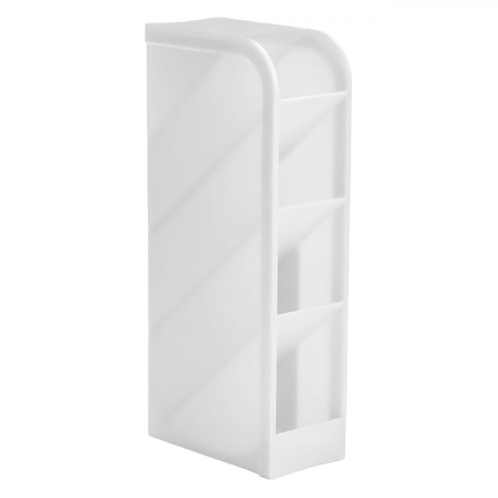 Suport Pixuri, Model C1, 4 Compartimente, Culoare Transparent, Dimensiuni 9x4.5x20.5 cm, Material Plastic