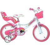 Bicicleta copii Dino Bikes 16&#039; Unicorn
