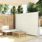 VidaXL Copertină laterală retractabilă, crem, 140x300 cm