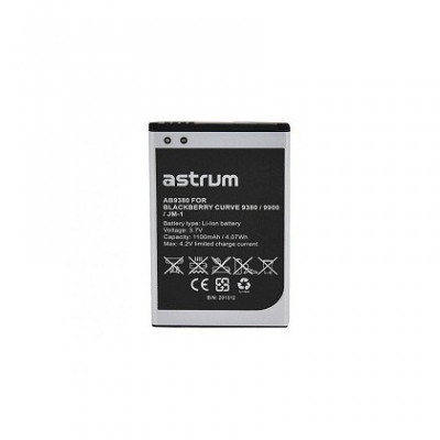 Acumulator AS9380 Blackberry Curve 9380/9900 1100mAh Astrum foto