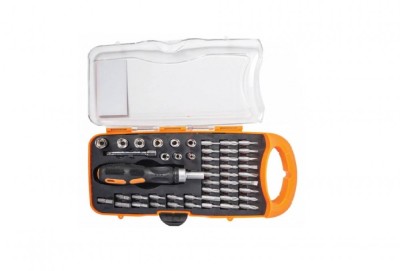 Set surubelnita cu 49 biti si tubulare, Gadget, 225209 foto